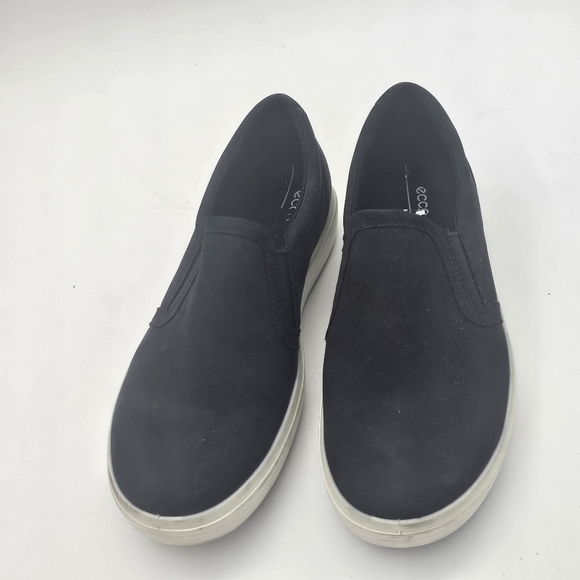ECCO Women's Soft Classic Slip-On Sneaker Black EU 39 Comfort Athleisure - Picture 10 of 10